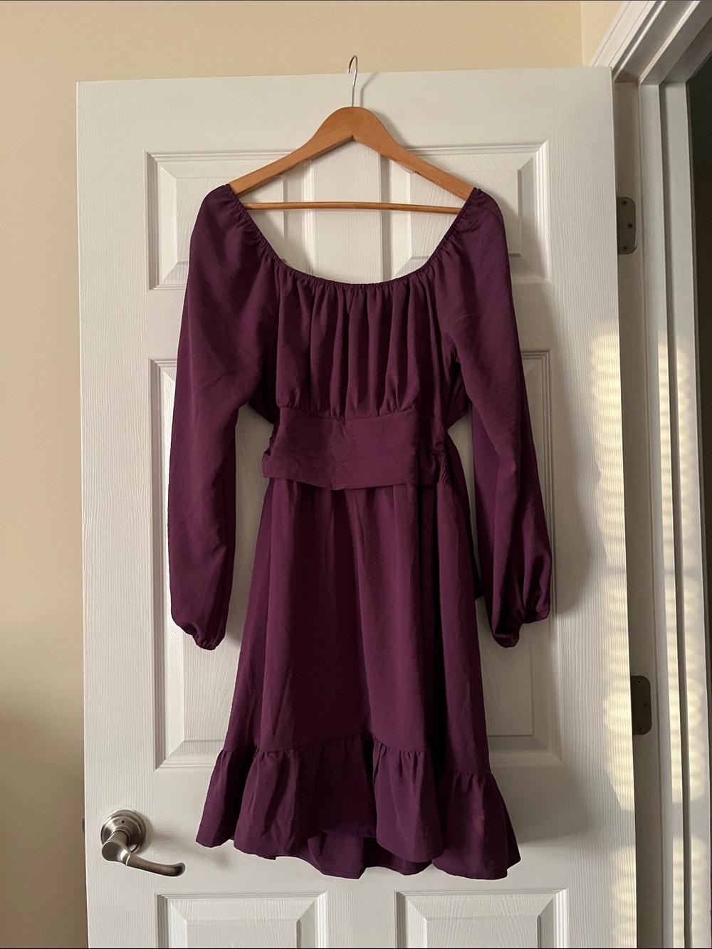 Elegant Plum Dress